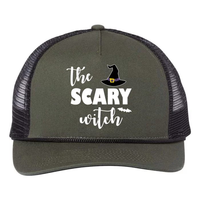 The Scary Witch Retro Rope Trucker Hat Cap