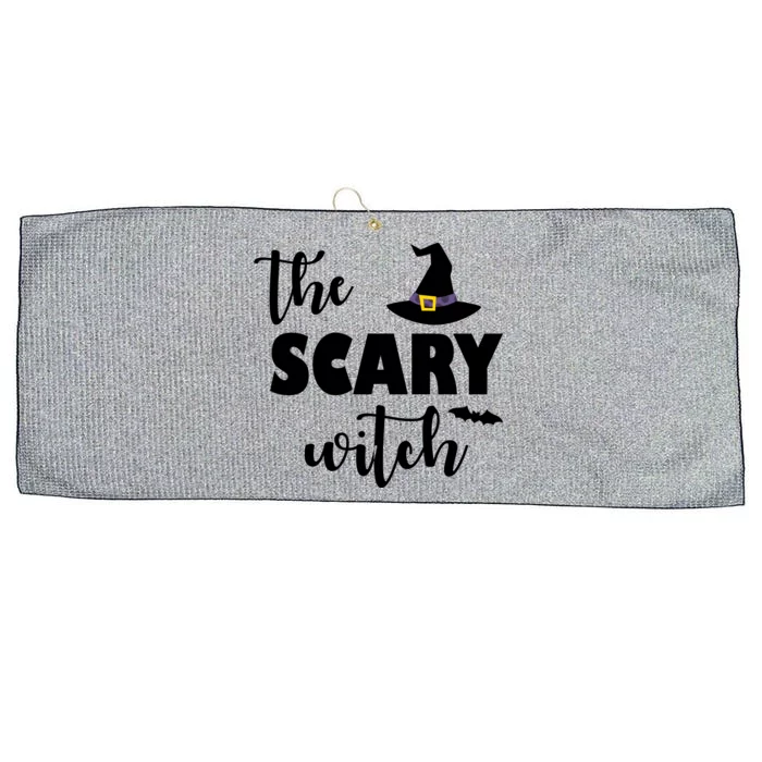 The Scary Witch Large Microfiber Waffle Golf Towel