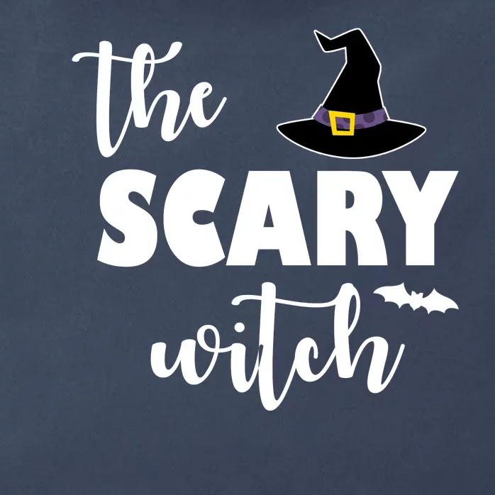 The Scary Witch Zip Tote Bag