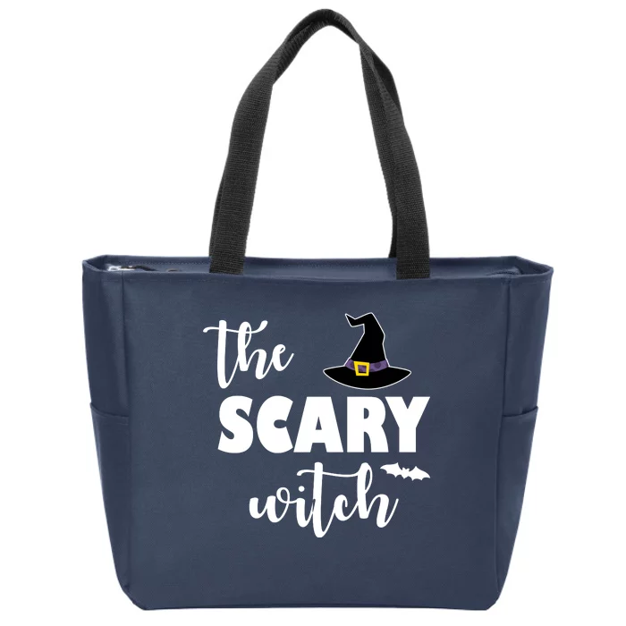 The Scary Witch Zip Tote Bag