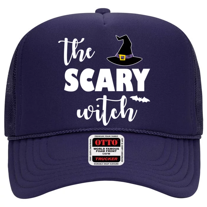 The Scary Witch High Crown Mesh Trucker Hat