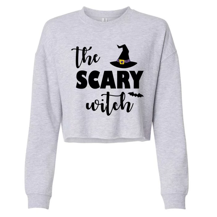 The Scary Witch Cropped Pullover Crew