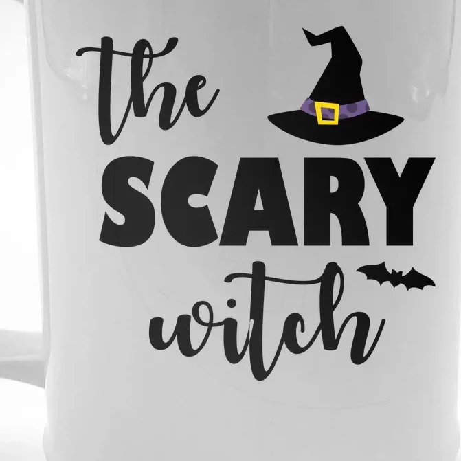 The Scary Witch Front & Back Beer Stein