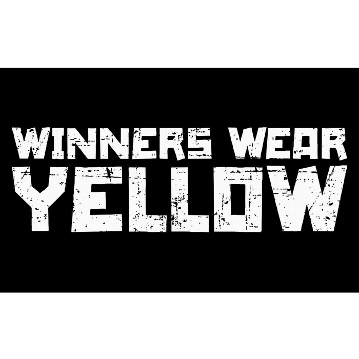 Team Sports Winners Wear Yellow Bumper Sticker