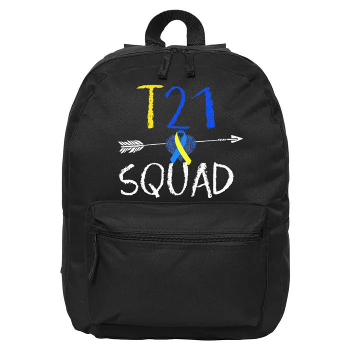 T21 Squad World Down Syndrome Day 16 in Basic Backpack