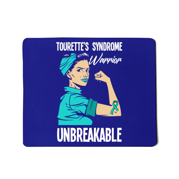 Tourette's Syndrome Warrior Unbreakable Tourette Syndrome Gift Mousepad