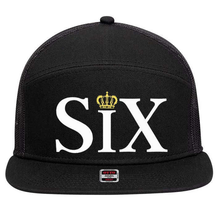 The Six wives of Henry VIII six the musical gift theatre 7 Panel Mesh Trucker Snapback Hat