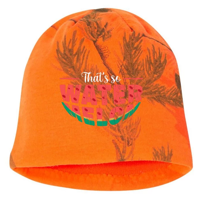 That's So Watermelon Funny Summer Fruit Lover Graphic Gift Kati - Camo Knit Beanie