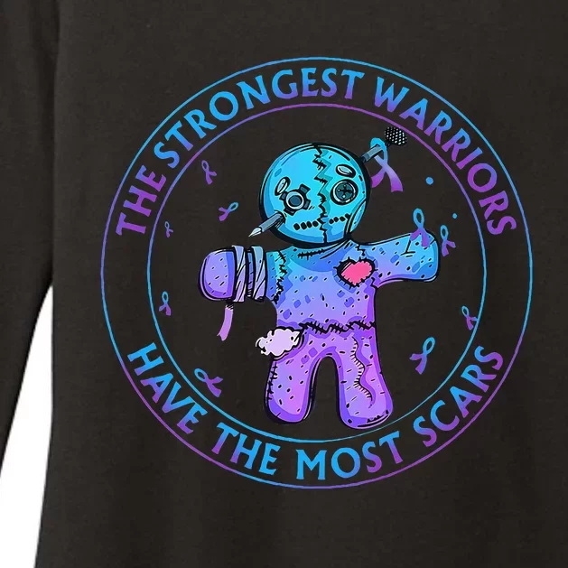 The Strongest Warriors Have The Most Scars Womens CVC Long Sleeve Shirt