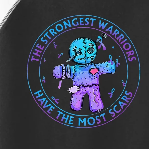 The Strongest Warriors Have The Most Scars Toddler Fine Jersey T-Shirt