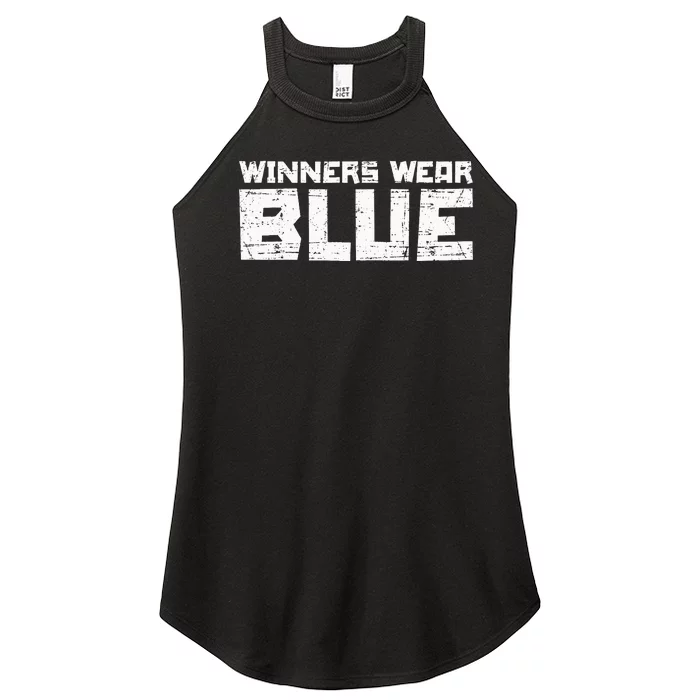 Team Sports Winners Wear Blue Women’s Perfect Tri Rocker Tank