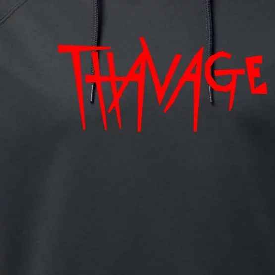 Thavage Savage Workout Gym Bodybuilding Performance Fleece Hoodie