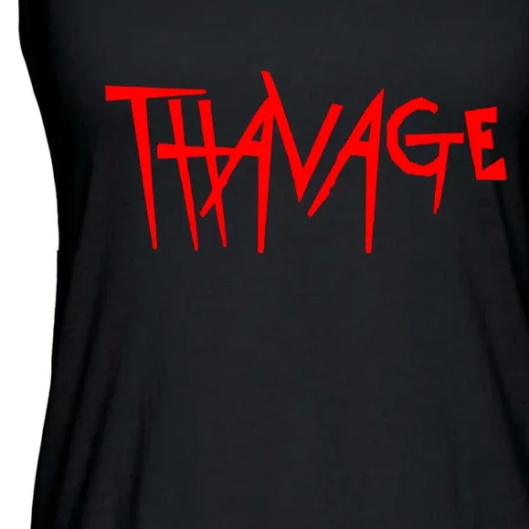 Thavage Savage Workout Gym Bodybuilding Ladies Essential Flowy Tank