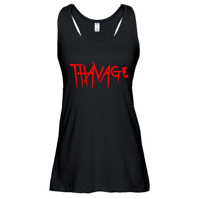 Thavage Savage Workout Gym Bodybuilding Ladies Essential Flowy Tank