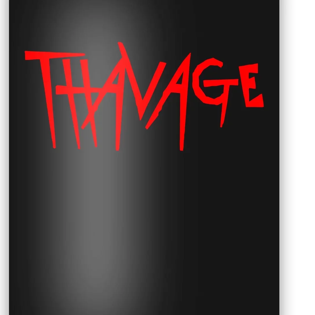 Thavage Savage Workout Gym Bodybuilding Poster