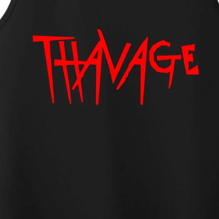 Thavage Savage Workout Gym Bodybuilding Performance Tank