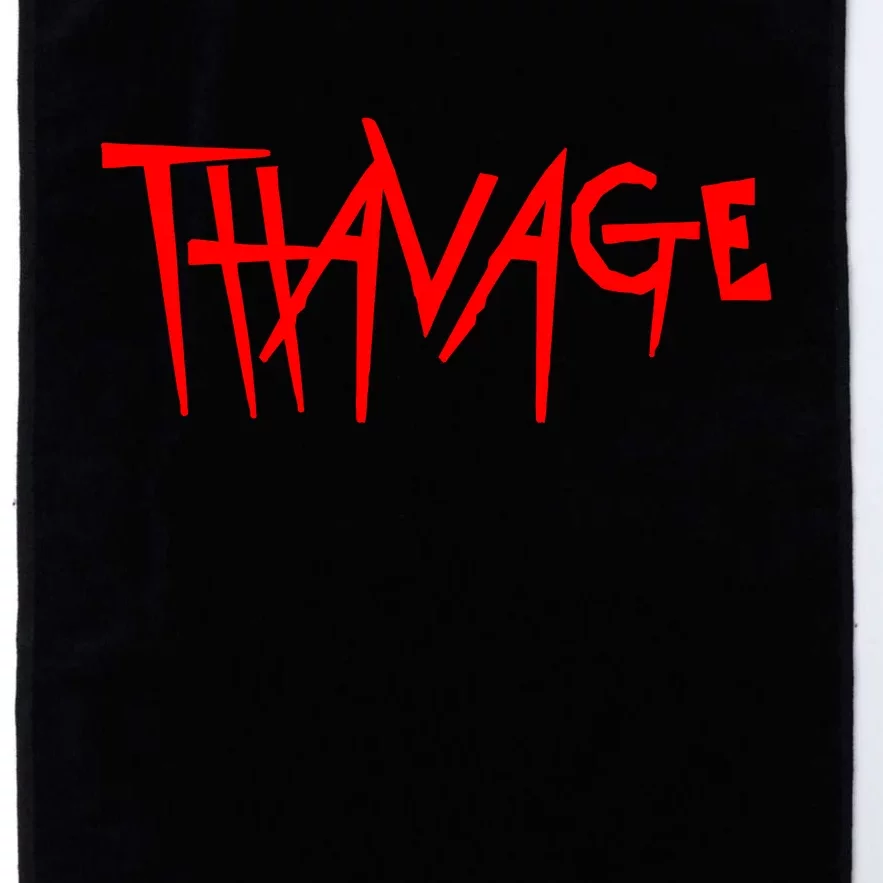 Thavage Savage Workout Gym Bodybuilding Platinum Collection Golf Towel