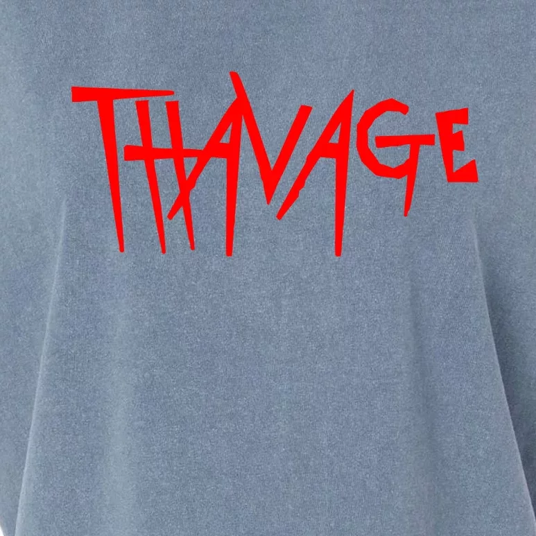 Thavage Savage Workout Gym Bodybuilding Garment-Dyed Women's Muscle Tee