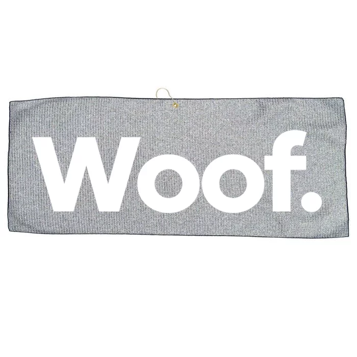 That Says Woof Gift Large Microfiber Waffle Golf Towel