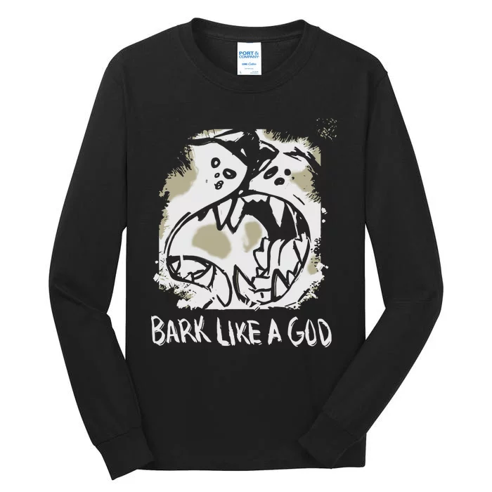 The Shy Wolf Bark Like A God Tall Long Sleeve T-Shirt