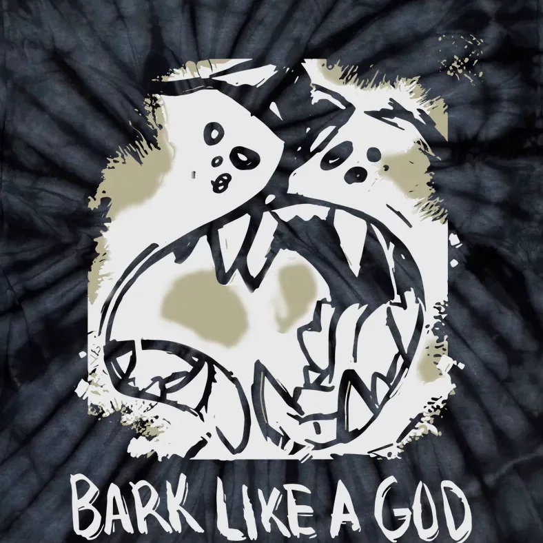 The Shy Wolf Bark Like A God Tie-Dye T-Shirt