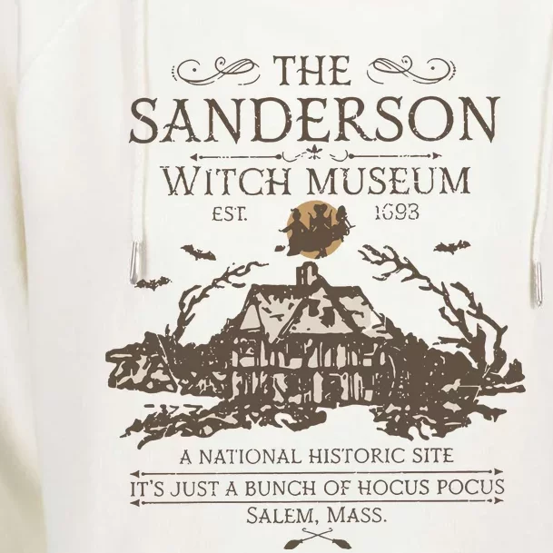 The Sanderson Witch Museum Est 1963 Womens Funnel Neck Pullover Hood