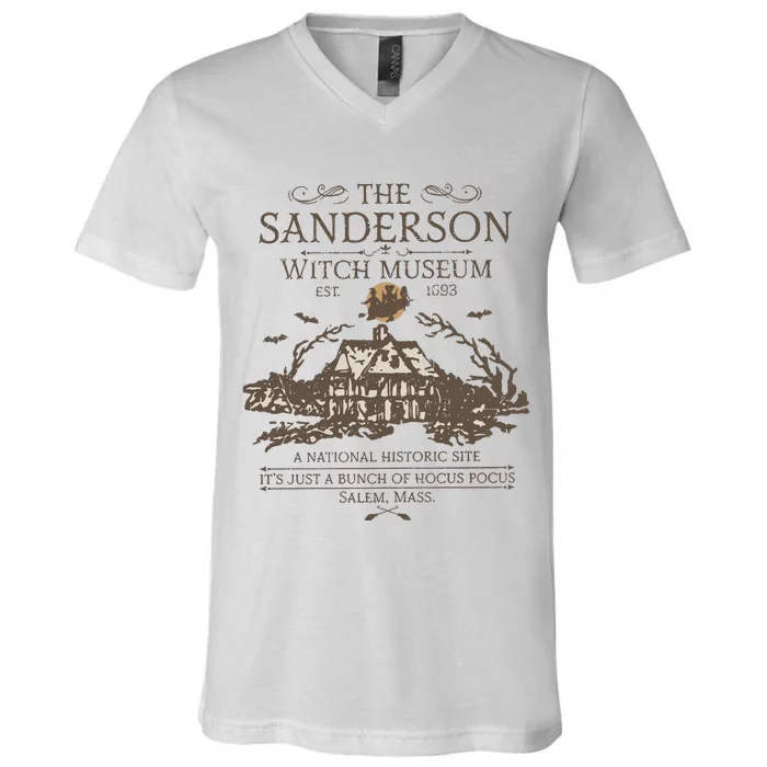 The Sanderson Witch Museum Est 1963 V-Neck T-Shirt