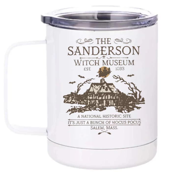 The Sanderson Witch Museum Est 1963 Front & Back 12oz Stainless Steel Tumbler Cup