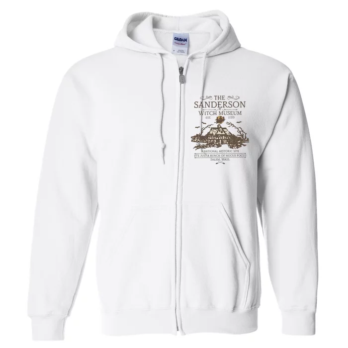 The Sanderson Witch Museum Est 1963 Full Zip Hoodie