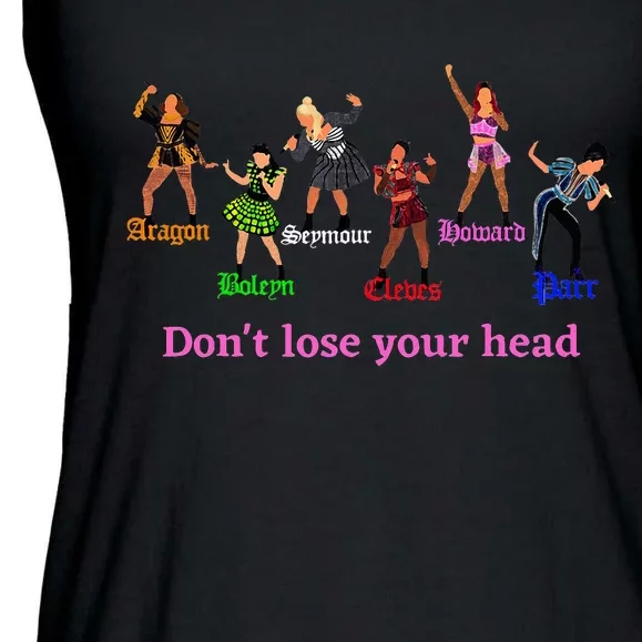 The Six wives of Henry VIII six the musical gift theatre Ladies Essential Flowy Tank