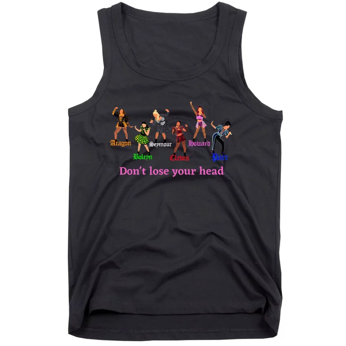 The Six wives of Henry VIII six the musical gift theatre Tank Top