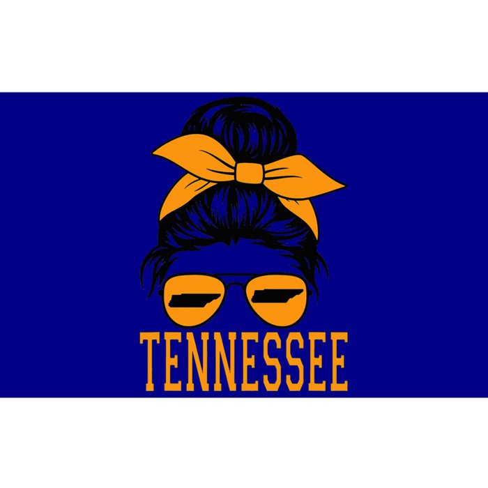 Tennessee State Women Tennessee Game Day Messy Bun Tn Bumper Sticker