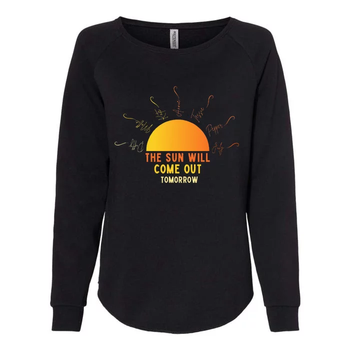 The Sun Will Come Out Annie & Orphans Inspired Womens California Wash Sweatshirt