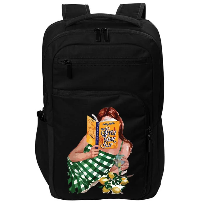 The Seven Year Slip By Ashley Poston Book Impact Tech Backpack