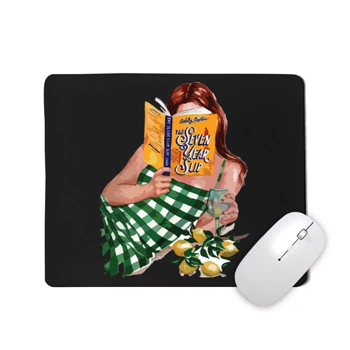 The Seven Year Slip By Ashley Poston Book Mousepad