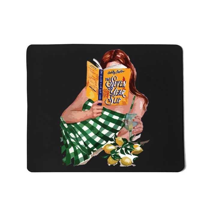 The Seven Year Slip By Ashley Poston Book Mousepad