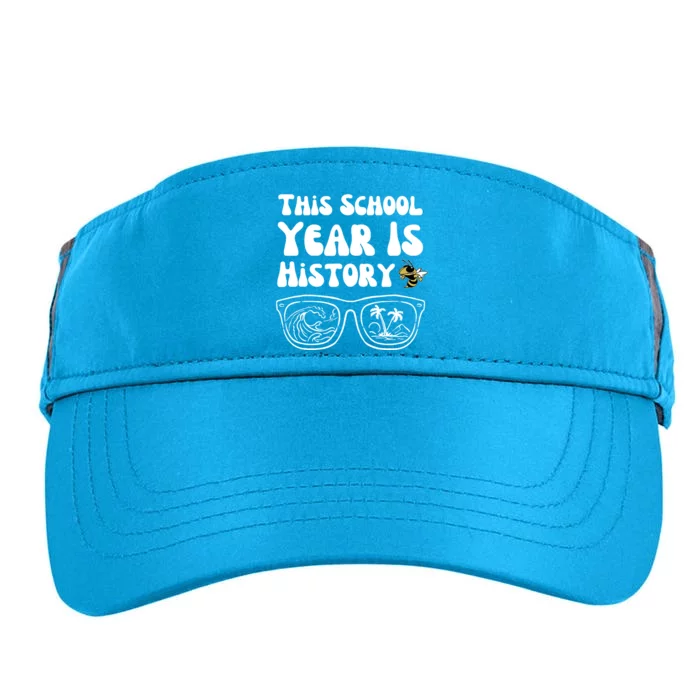 This School Year Is History End Of School Adult Drive Performance Visor