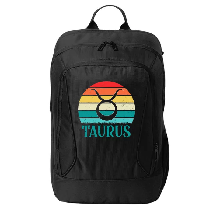 Taurus Sunset Zodiac City Backpack