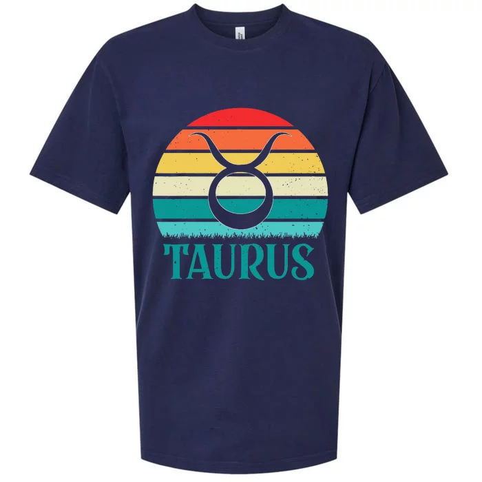 Taurus Sunset Zodiac Sueded Cloud Jersey T-Shirt