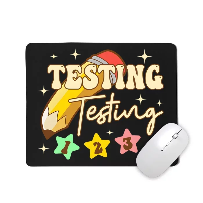 Testing Testing 1 2 3 Test Day Mousepad