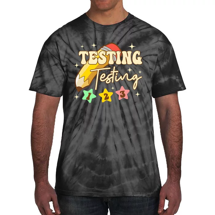 Testing Testing 1 2 3 Test Day Tie-Dye T-Shirt