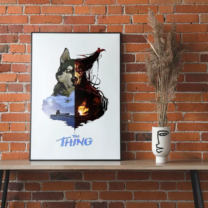 The Thing 1982 Horror Scary Movie Halloween Costume Dog Poster