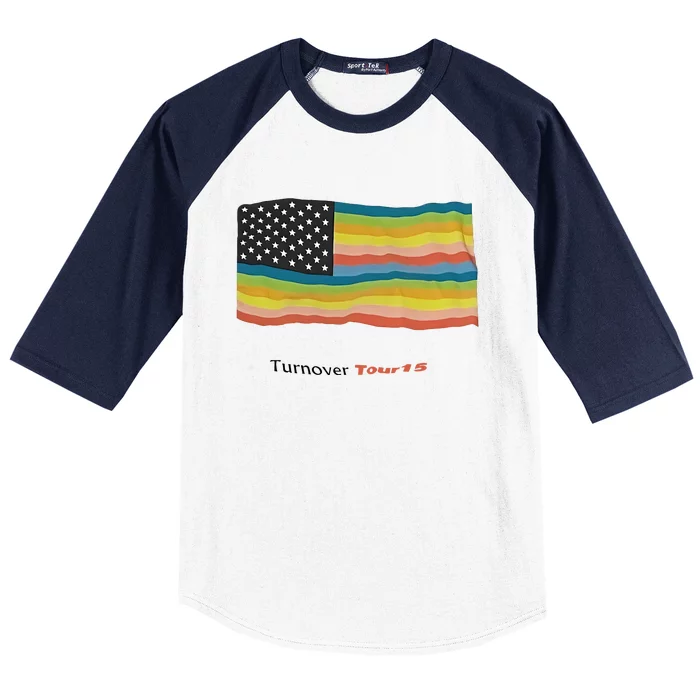 Turnover T.O.U.R 15 Pride Flag Baseball Sleeve Shirt