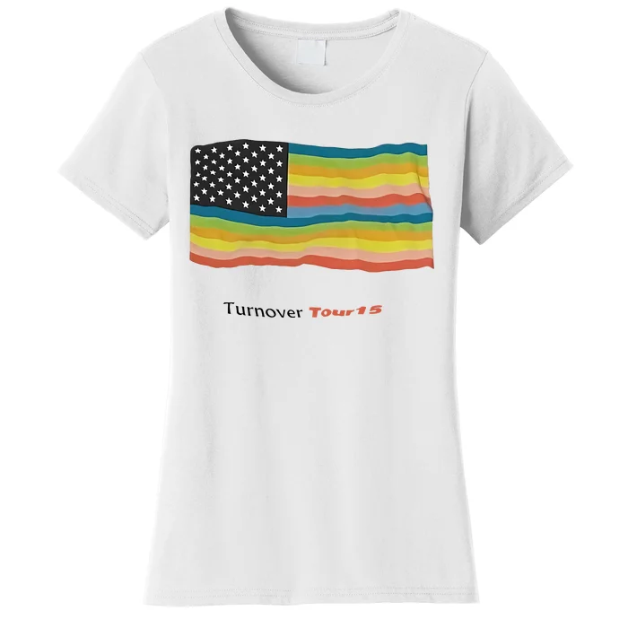 Turnover T.O.U.R 15 Pride Flag Women's T-Shirt