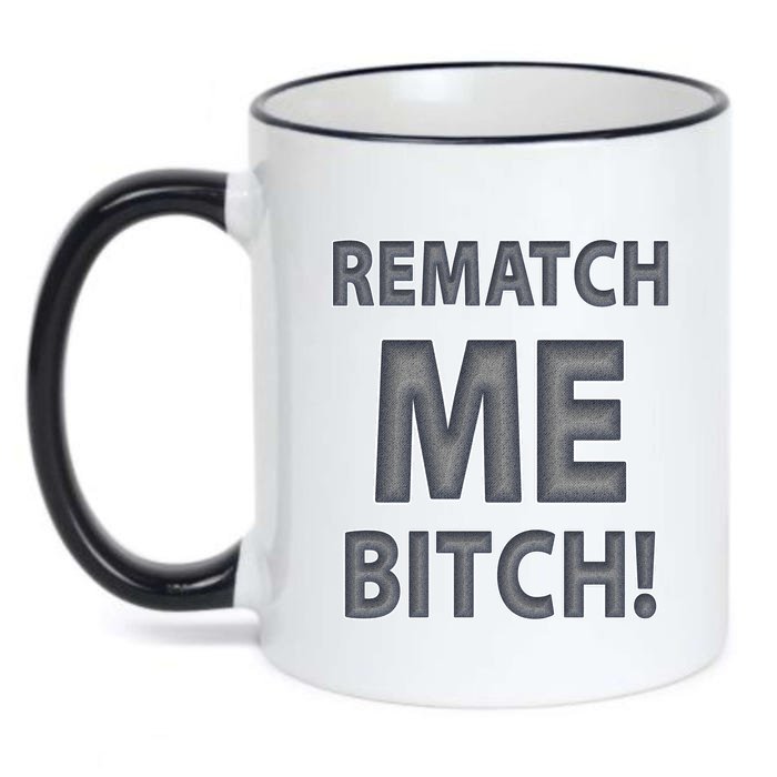 TankS Top 1 #1 Fan Rematch Me Bitch Front & Back Black Color Changing Mug