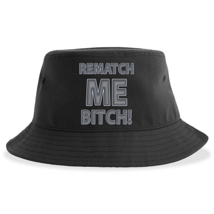 TankS Top 1 #1 Fan Rematch Me Bitch Front & Back Sustainable Bucket Hat