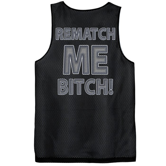 TankS Top 1 #1 Fan Rematch Me Bitch Front & Back Mesh Reversible Basketball Jersey Tank