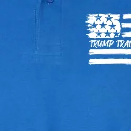 Trump Train 2024 President Election Campaign Usa Flag Pride Funny Gift Softstyle Adult Sport Polo