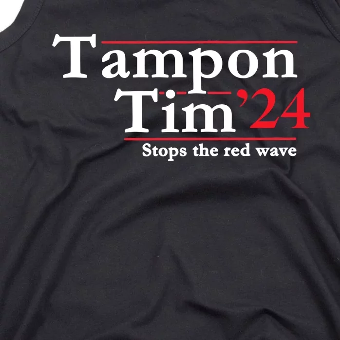 Tampon Tim 2024 Stops The Red Wave Tank Top