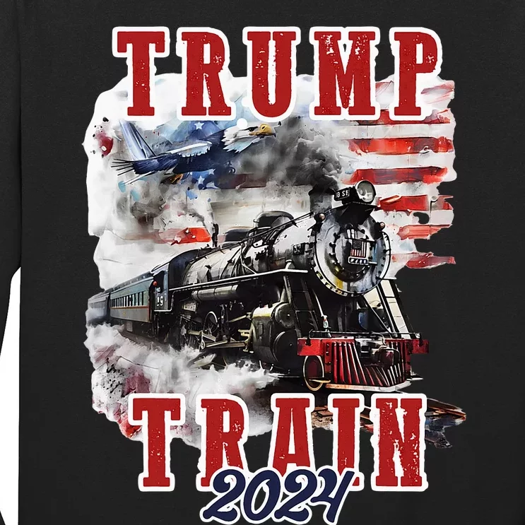 Trump Train 2024 Long Sleeve Shirt